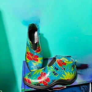 Colorful Floral Gardening/ Rain Ankle Boots